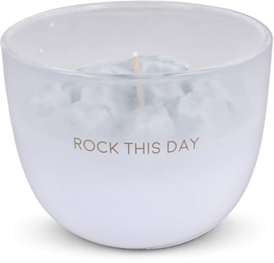 MY FLAME - Sojakaars - ROCK THIS DAY - Geur: Jasmine Luxe - Maat: D11 x H8,5 cm - Branduren: 75u