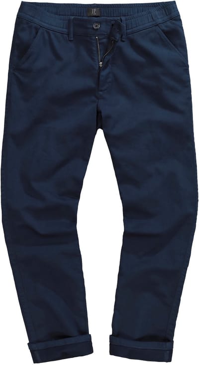 JP 1880 - Heren - Chino FLEXNAMIC® elastische tailleband - Navy blauw - Maat 70