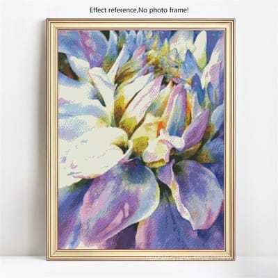 Steentjes bloem diamant mozaïek volledige ronde kruissteek 5D DIY diamant schilderij borduurwerk 20X30CM