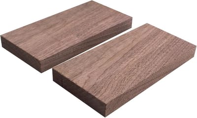 Knutselplaten van walnoot - 200 x 100 x 22 mm - Ruw hout voor decoratie