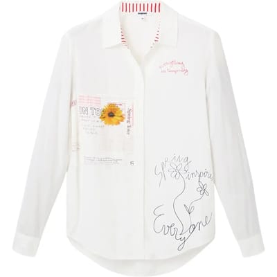 Dameshemd Desigual Sweet Hamburgo