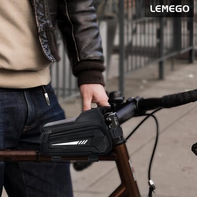 Waterdichte stuurtas voor smartphones tot 7 inch - Fietsframetas met touchscreen - Mones racefiets e-bikes