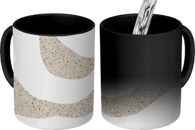 Magische Mok - Foto op Warmte Mokken - Koffiemok - Abstract - Glitter - Design - Magic Mok - Beker - 350 ML - Theemok