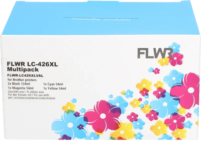 FLWR - Cartridges / Brother LC-426XL Multipack / zwart en kleur / Geschikt voor Brother
