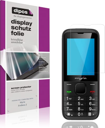 dipos – 4x Beschermfolie geschikt voor Myria Endless Z | Krasbestendige & heldere Screenprotector Ultra-Thin