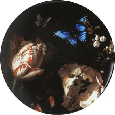 Heinen Delfts Blauw - Wandbord Boomblauwtje - Keramiek - 31 cm