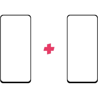 DuoPack: Xiaomi Redmi Note 10 Pro screenprotector gehard glas Edge to Edge
