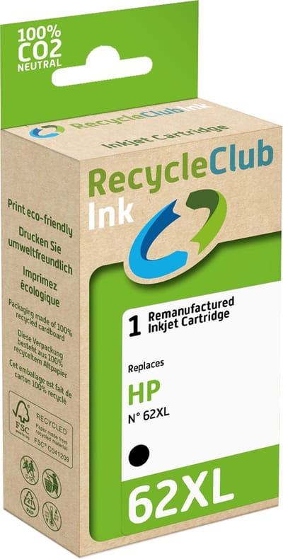 RecycleClub K20583RC inktcartridge 1 stuk(s) Compatibel Hoog (XL) rendement Zwart