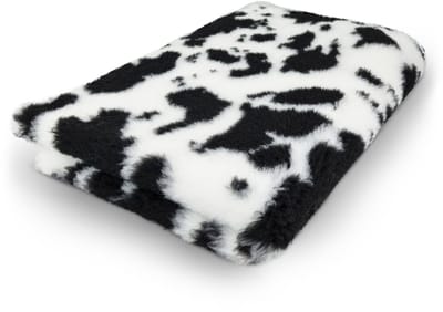 Vetbed Koeprint - Anti-Slip Hondenmat Puppykleed - Hondenkleed Benchkleed Benchmat Dierenmat - Voor Werpkist en Hondenbench - Machinewasbaar - 150 x 100 CM