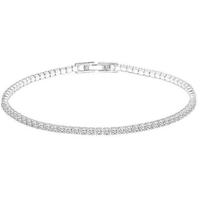 Pure Sieraden 18CM Tennis Armband 2mm Zirkonia Jubileumcadeau Echte Sterling Bangle Armbanden 16cm white