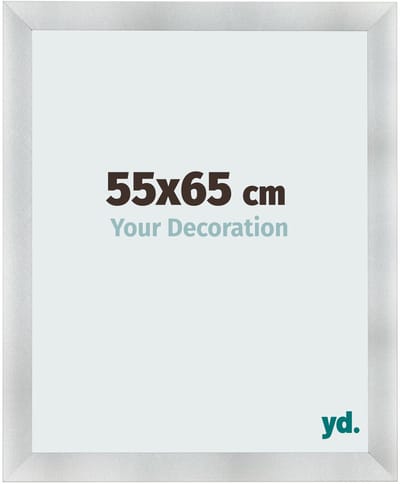 Your Decoration - Fotolijst 55x65 cm - MDF - Aluminium Geborsteld - Pisa