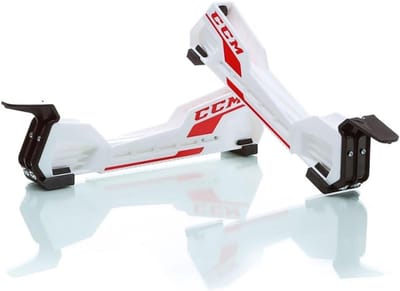 Schaatsbeschermers - IJshockey Beschermers - Veilig Lopen - Innovatief Step-in Systeem - Universele Pasvorm - Wit