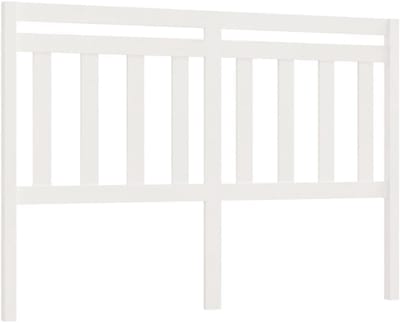 Hoofdbord Hout - Hoofdeinde Bed - Slaapkamer Inrichten - Massief Grenenhout - 100 cm Breed - Wit