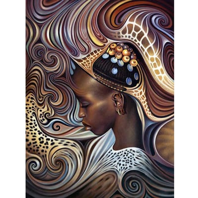 5D DIY diamant schilderij volledige boor portret diamant borduurwerk Indiase vrouw strass kruissteek 20X30CM