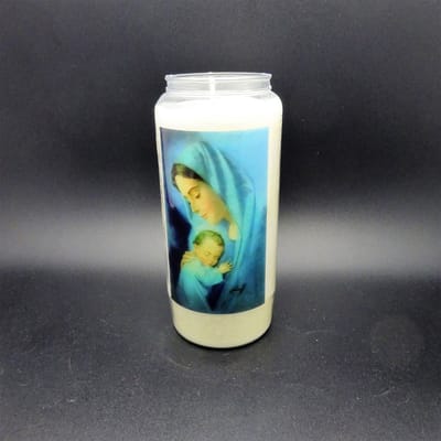 Noveenkaars Heilige Vrouw 002 - 6 dagen brander (5 stuks)