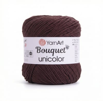 YarnArt Bouquet Unicolor - Katoen Garen - Effen - 100g - 200m - Kleur 3209