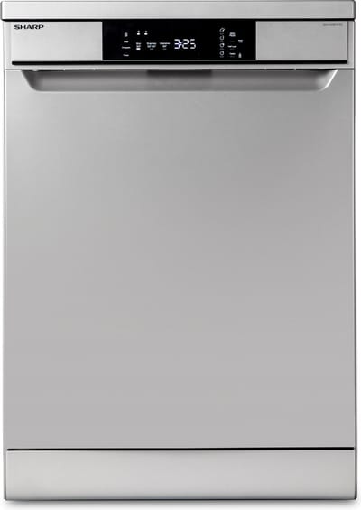 Sharp QWNA1BF47ESEU - Vrijstaande vaatwasser - Zilver - 13 couverts - 47 dB