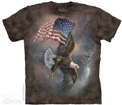 T-shirt Flag Bearing Eagle XXL