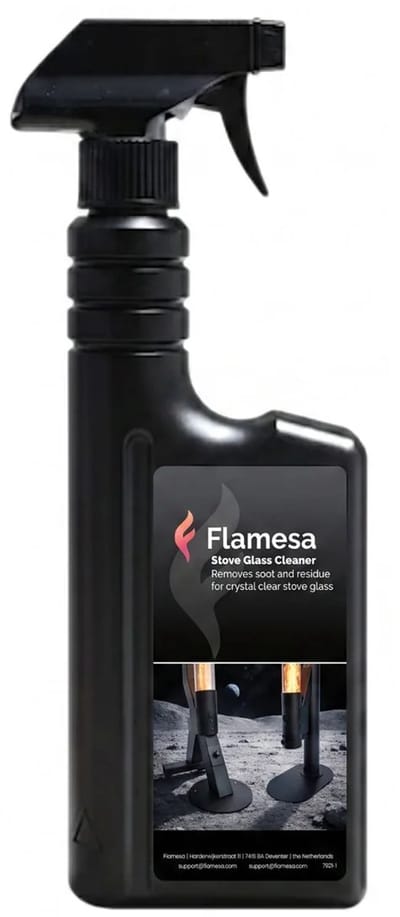 Flamesa Pelletkachel Reiniger – Glas- en Roetreiniger – Verwijdert Aanslag en Roet - Pelletkachel Accessoires - Pelletkachel Accessoires