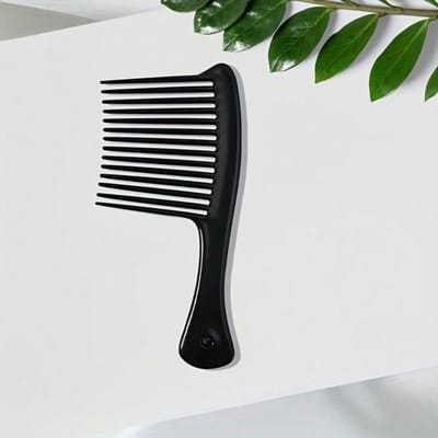 1 stuks Grote Kam met Wijde Tanden, Speciaal Ontworpen Voor Thuis en Haarsalons, Voor Krullend Haar en Luchtige Styling, Antistatische Haarverzorgingskam