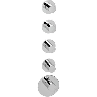 Herzbach LOGIC XL 4 colour set for universal thermostat modulewith 4 square panels 11.524015.1.01