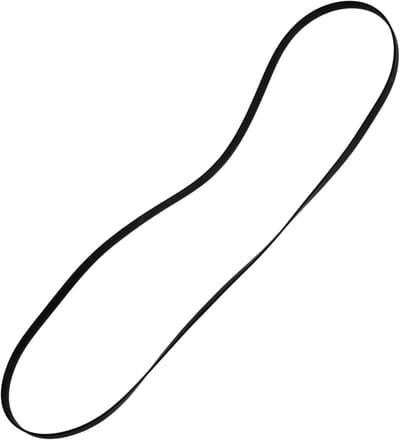 Platenspeler Riemen - Platenband Rubber - Muziek Luisteren - Stabiele Rotatie - 49 cm omtrek - Zwart