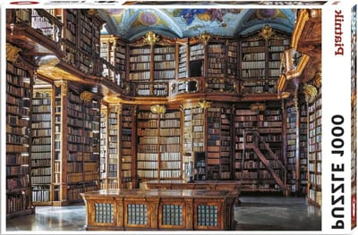 Legpuzzel Bibliotheek - Puzzel 1000 stukjes - Ontspanning Thuis - Gedetailleerd Motief - 675 x 441 cm - Multi kleuren