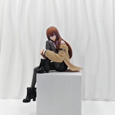 Steins Gate Makise Kurisu Anime Figuur Kurisu Makise Actie Figuur Auto Ornament Model Bureau Decor Fans Verzamelaar Speelgoed Cadeaus black