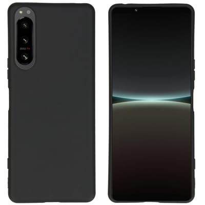 imoshion Hoesje - Geschikt voor Sony Xperia 5 IV - Color Backcover - Zwart