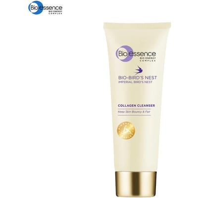 Bio-essence, Bio Energy Complex, Bio-Bird's Nest, Imperial Bird Nest, Collagen Cleanser, Keep Skin Bouncy & Fair, 100 g. 100 g. beige