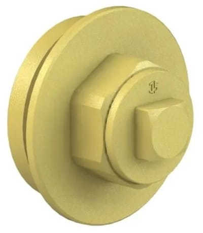 Schlösser Armaturen JS Eindstop links, wateraanvoer van rechts, ingang 1 1/4'', 0074553200001