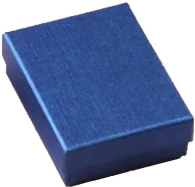 Orivelle - Kartonnen Sieraden Dozen - Donker Blauw - 12 stuks - 7x9x3 cm - Kartonnen Geschenkdoos - Verpakking voor Kettingen Oorbellen Ringen Armbanden