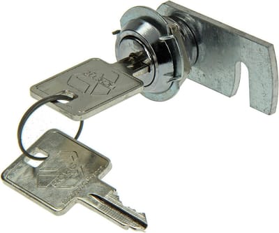 Brievenbusslot cilinder chroom 10mm