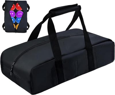 Ballentas - Opbergzak - Sportspullen Opslag - Tien Ballen Compartimenten - 43x24x11cm - Zwart