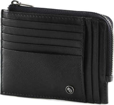 MANDARINA DUCK Leren Kaarthouder Downtown Credit Card Holder Navy Donkerblauw