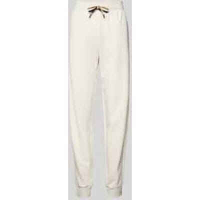 Relaxed fit sweatpants met tunnelkoord, model 'STRIPE'