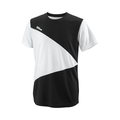 Wilson Team T-shirt Jongens-Zwart,Wit