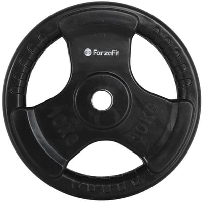 ForzaFit halterschijf rubber - boring 60 mm - 10 kg