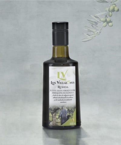 Los Villalones Extra Vierge Olijfolie Arbequina - Ronda, Andalusië - 500ml fles - NL BIO 01
