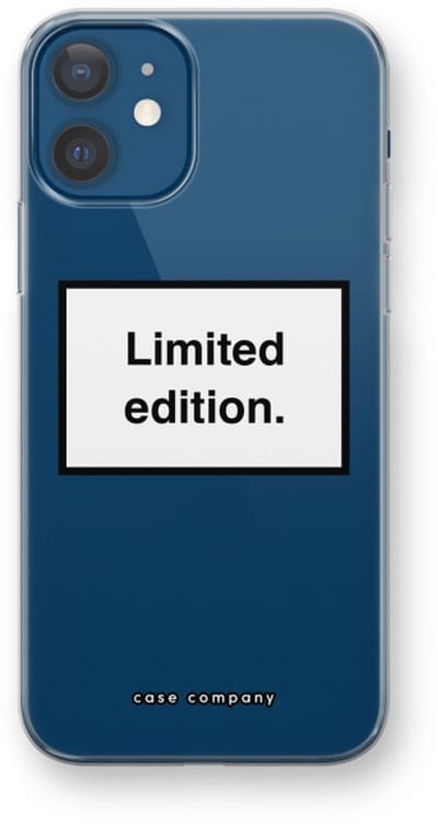 Case Company® - Hoesje geschikt voor iPhone 12 hoesje - Limited edition - Soft Cover Telefoonhoesje - Bescherming aan alle Kanten en Schermrand