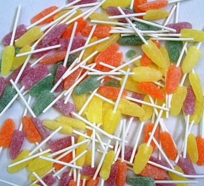 Lollywood Gesuikerde Mini Lollies (Likbits) - 2 kilo (plm 450 stuks)