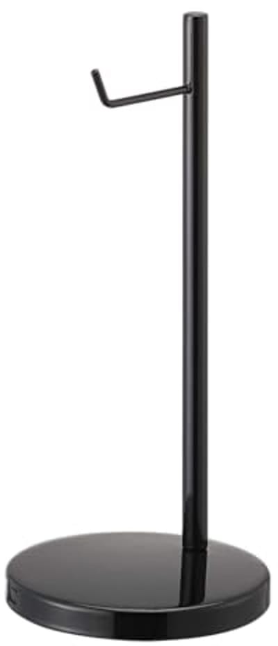 Headphone Stand - Stijlvolle en Duurzame Koptelefoonhouder van Staal, Zwart, 28 cm Hoog