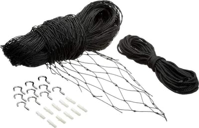 Zwart Veiligheidsnet voor Katten 3x6 meter Stevig Kattennet voor Balkon en Buiten