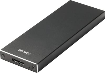 Deltaco Externe M.2 behuizing USB 3.0 5 Gbps Blauw