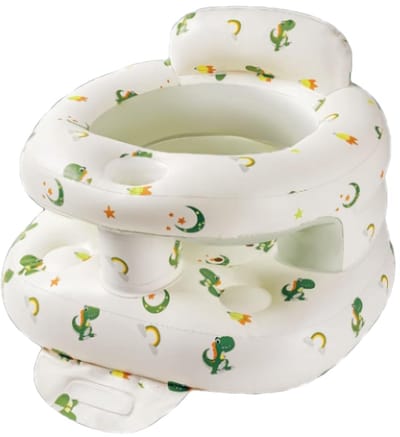 NTHProducts - Inflatable Baby Seat - Babyzitje - Comfortabel en veilig - Kleur: planet dinosaur - Geschikt voor 4-24 maanden - Perfect voor binnen en b...