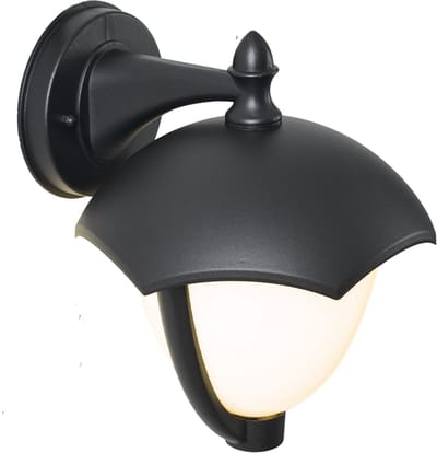 QAZQA classica - Klassieke LED Wandlamp voor buiten - 1 lichts - L 21 cm - Zwart - Buitenverlichting