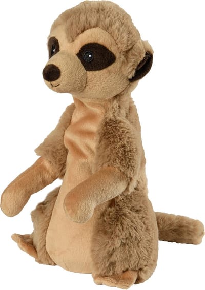 Warmies Magnetronknuffel mini stokstaart aap 22 cm