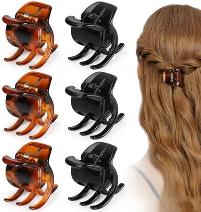 Haarklem - haarclip -haarspeldjes meisje -haarspelden dames - 6-delige - 1,3-inch kaakclips voor dik of halflang haar