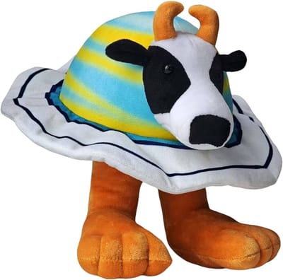 Happy Trendz® - La Vaca Saturno Saturnita Knuffel Plushe │TikTok Plush Toy │ Speelgoed Knuffels Italian Brainrot Pluche Brain Rot │ Trippi Troppi │Ballerina Cappucina, Tralalero Tralala, Tung Tung Tung Sahur │ Cocofanto Elefanto