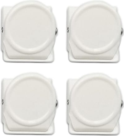 *** 4 x Magneetclip, whiteboardmagneet, whiteboard magneet, koelkastmagneet, klembordmagneet, koelkastmagneten, Groen, magnetisch - van Heble® ***
